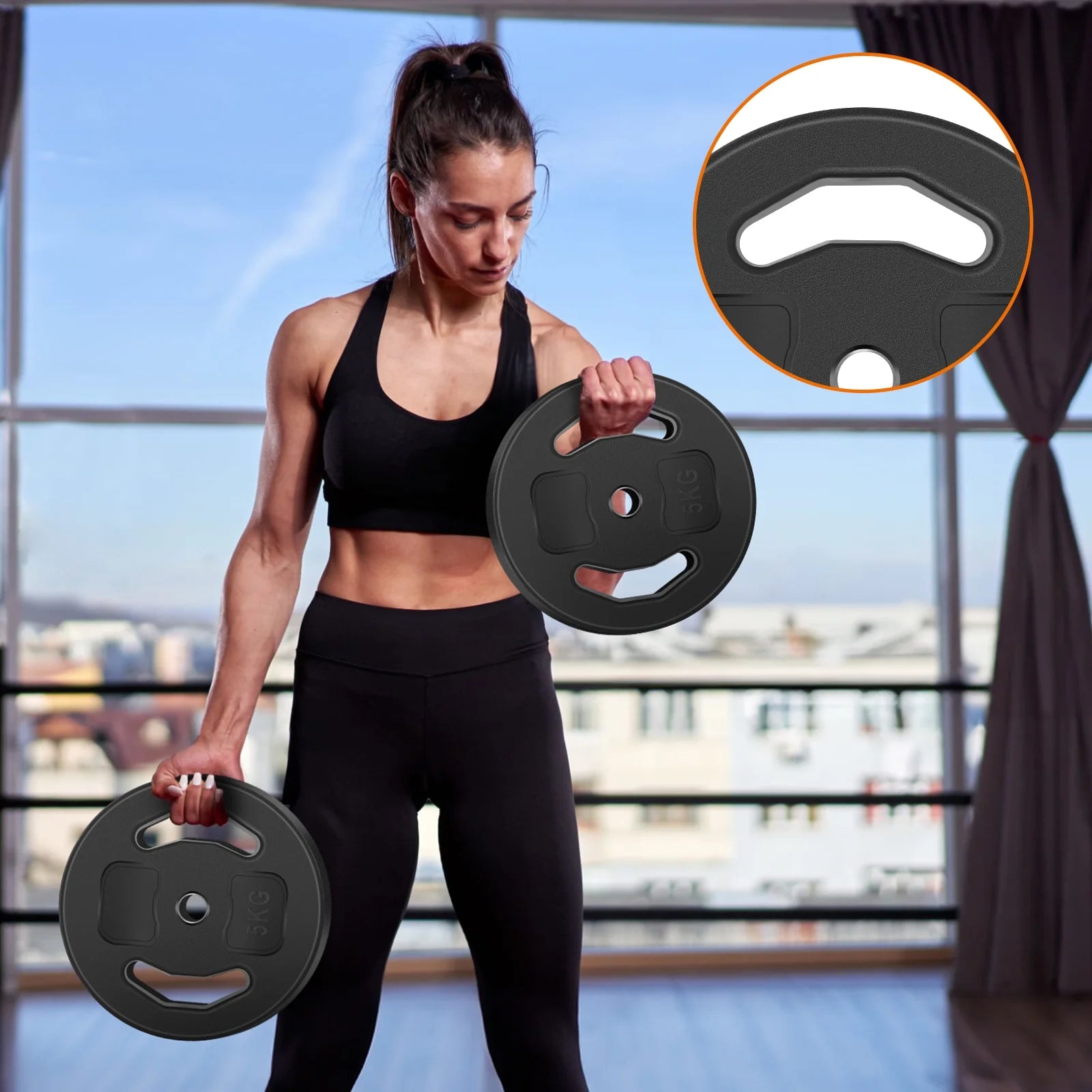 Adjustable Weight Dumbbell Set - 2 in 1 Free Weight Set with Connector - Dumbbells, Barbells for Full Body Workout and Muscle Toning